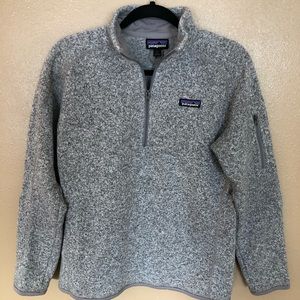 Patagonia Gray 3/4 Zip Sweatshirt